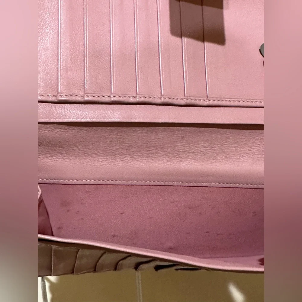 *Extremely Rare* Cherry Blossom Dior Saddle Long Wallet